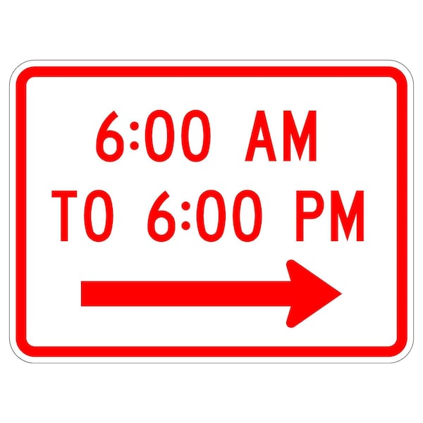 Sign Solutions Usa 9 in Height, 12 in Width, Aluminum, Horizontal Rectangle DUS08DWT1209R8-3hPR - main